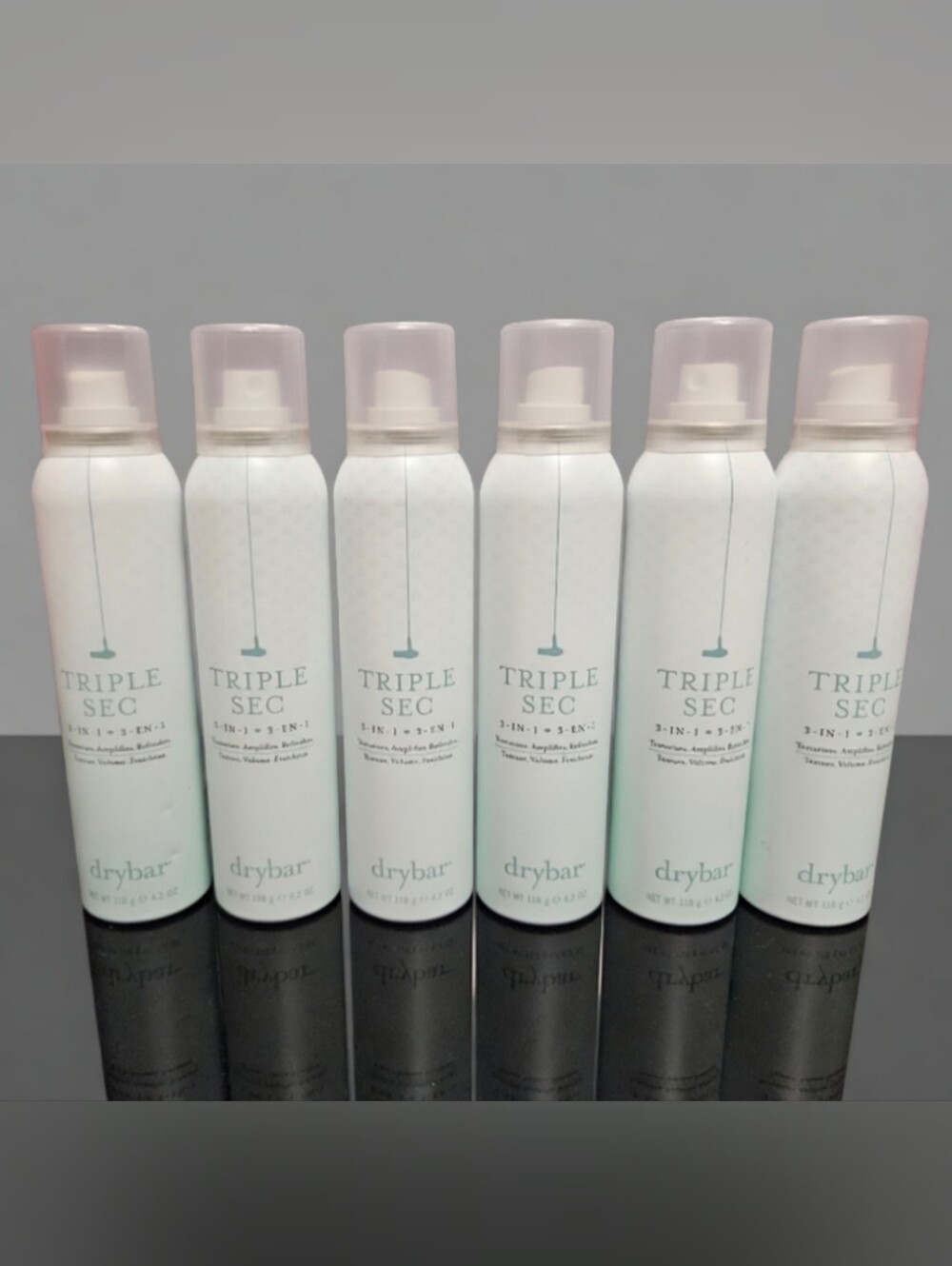 NEW Dry Bar 6pc Triple Sec Finishing Spray 3 in 1 Bundle (six bottles) 4.2 oz ea
